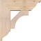 Ekena Millwork Westlake Traditional Smooth Bracket w/ Offset Brace, Douglas Fir, 7 1/2"W x 22"D x 22"H BKT0806X22X22WTL01SDF - alternate 2